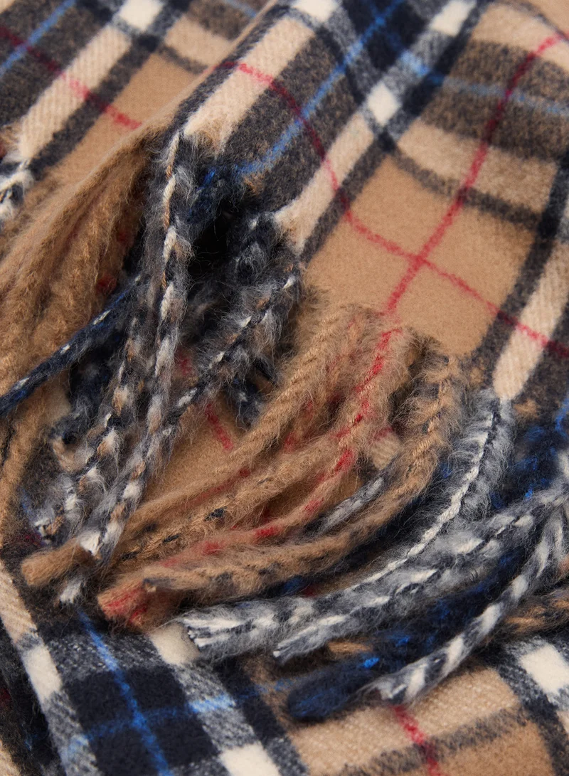 MANGO Pinot Checked Light Weight Scarf