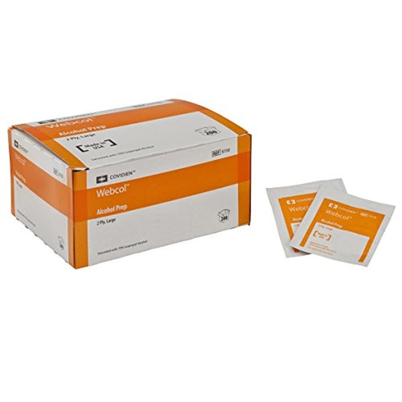 Kendall Cardinal Health Alcohol Prep Pad 2Ply Large
