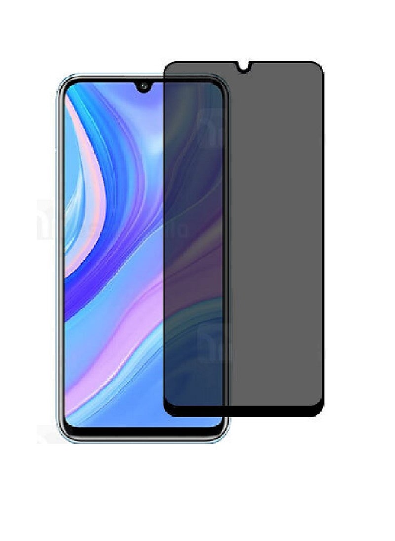 Super Tempered Glass Screen Protector Anti-Spy Privacy Designed For Huawei Y8p Full Glue Edge to Edge Full Screen Coverage And Bubble Free - Image 1