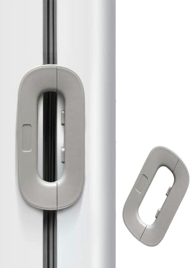 VEDHAK Child Safety Door Locks Self Adhesive Cabinet and Refrigerator Lock, No Drill Latch for Fridge, Freezer, Cabinets and Appliances (Multicolor | Pack of 1) - Image 1