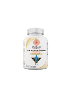 Samsara Herbs Tick Immune Support - Japanese Knotweed, Cats claw, Andrographis, Cryptolepis, Sarsaparilla, Resveratrol, Tick Bite Support 240 Capsules