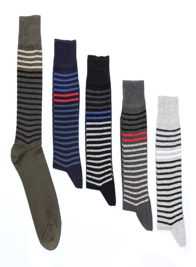 Bundle Of 2 Soft Cotton Classic Socks For Men
