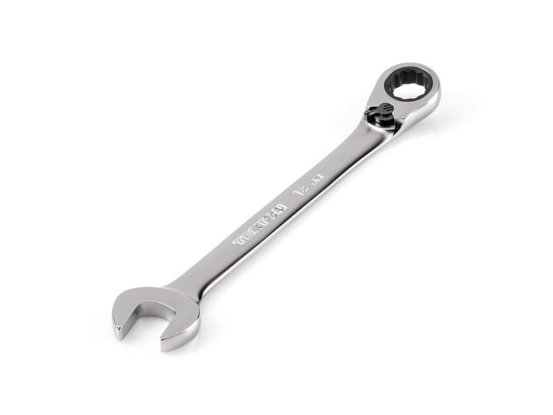 TEKTON 18 mm Reversible 12Point Ratcheting Combination Wrench WRC23418