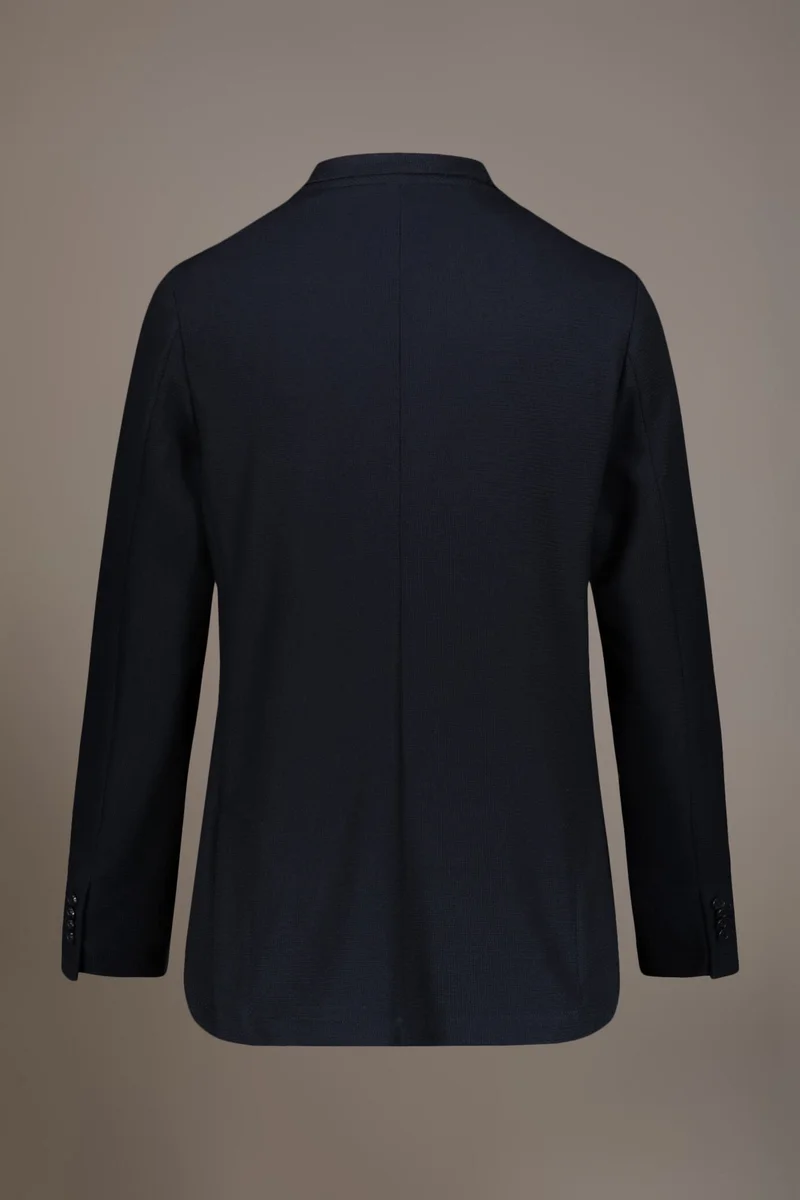 Doppelganger Blue Single-breasted jersey jacket - DK Blue for Men | Best Price UAE