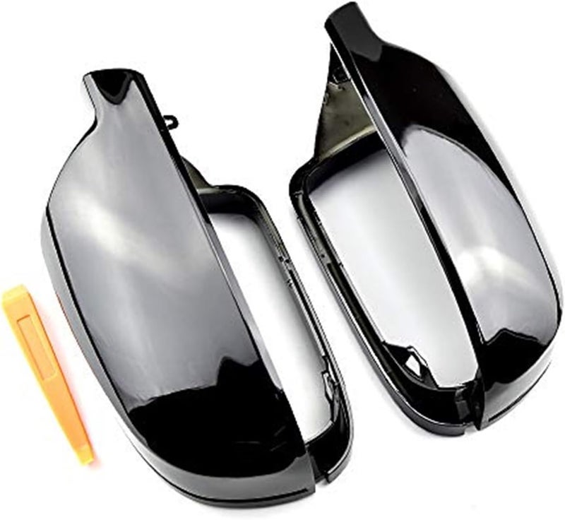Wivplex Gloss Black Rearview Wing Mirror Cover Caps - Image 4