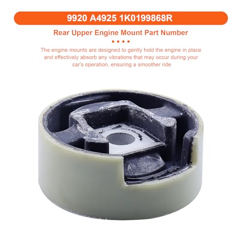 TeukRiGa Engine Motor Mount Compatible with Volkswagen Cc 2009-2012/Jetta 2013-2016/Passat 2006-2010/Passat 2012-2016/Passat Cc 2009-2012,Replacement for A4925 A6966 A4915 A4909 - Image 4