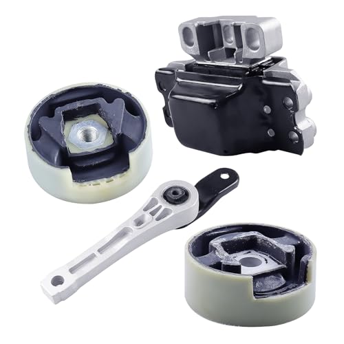 TeukRiGa Engine Motor Mount Compatible with Volkswagen Cc 2009-2012/Jetta 2013-2016/Passat 2006-2010/Passat 2012-2016/Passat Cc 2009-2012,Replacement for A4925 A6966 A4915 A4909 - Image 1