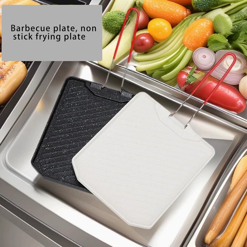 Easy assemble Efficient Heat Conducting Nonstick Frying Pan Grilling Plate Suitable For Breakfast Eggs And Weekends Family Gatherings General purpose design - Image 2