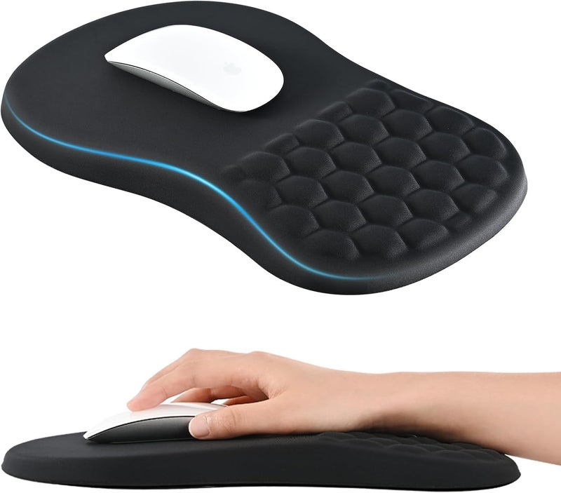 Ergonomic Mouse Pad with Wrist Support and Massage Design - Image 1
