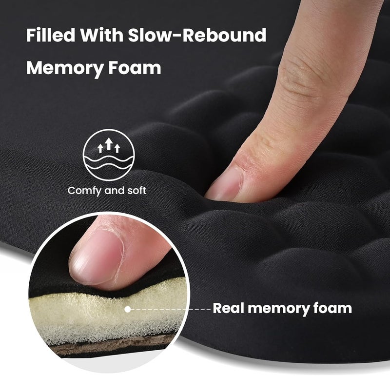 Ergonomic Mouse Pad with Wrist Support and Massage Design - Image 2