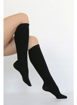DayMod Rib Women's Knee High Socks Black 