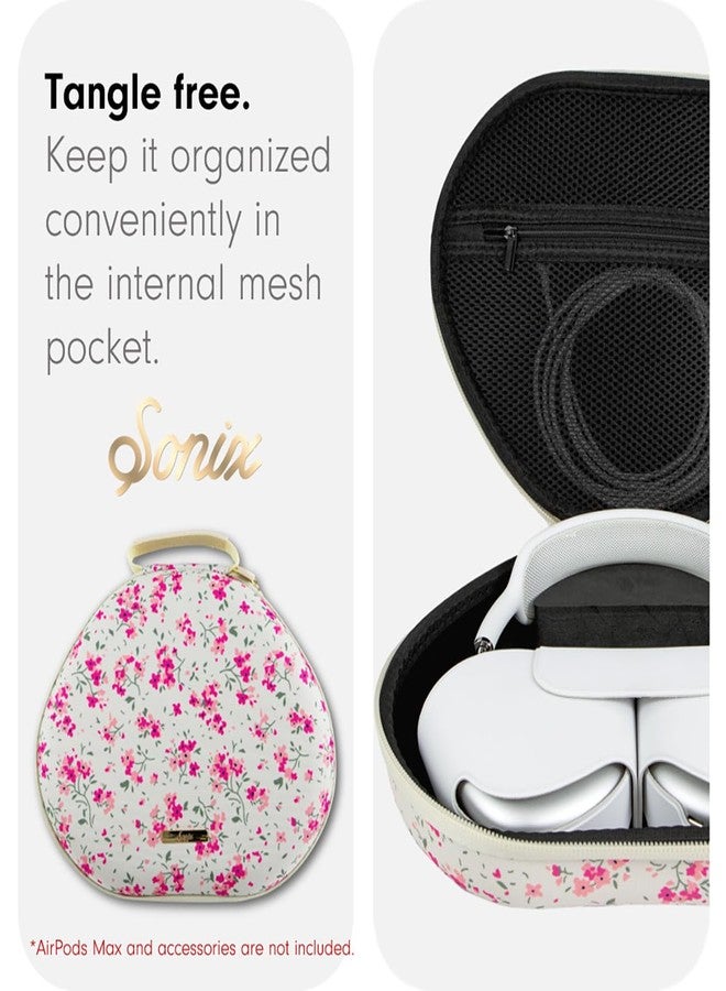 Sonix Protective Case for Apple AirPods Max Headphones | Travel Carrying Case, Portable Storage Bag, Supports Sleep Mode | Cottage Floral - Image 4