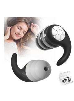 GUDOO Ear Plugs For Sleeping Soft Silicone Reusable Earplugs For Noise Cancelling Sound Blocking  - Image 1
