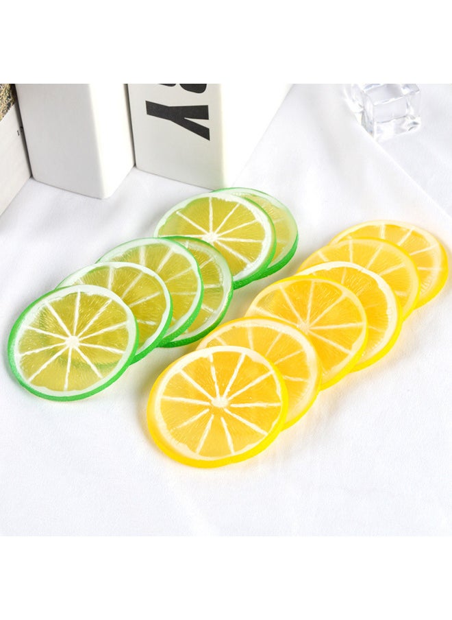 Simulation Fruit Small Fresh Lemon Slice Key Chain Ins Wind Pendant Model 2022 Bag Accessories-Color:No Deduction For Orange Lemon Slices (inseparable  - Image 5