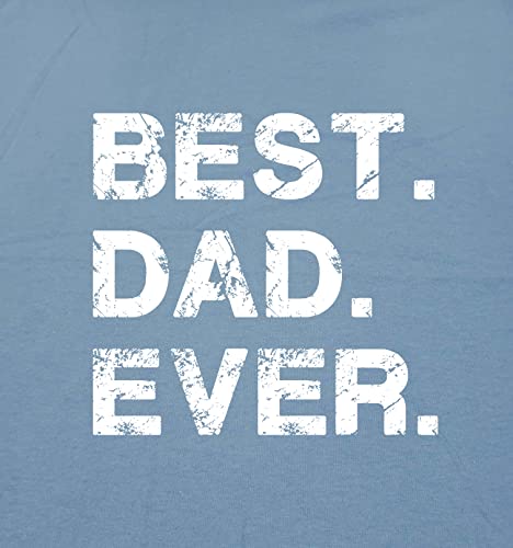 Feelin Good Tees Best Dad Ever Gift for Dad Fathers Day Funny T Shirt XL Black - Image 2