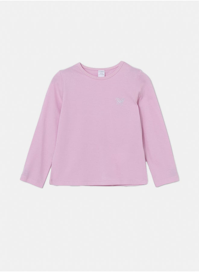 LC WAIKIKI Crew Neck Printed Girl's T-Shirt  - Image 1