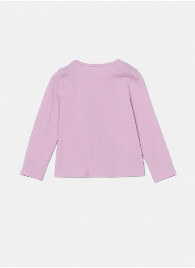 LC WAIKIKI Crew Neck Printed Girl's T-Shirt  - Image 3