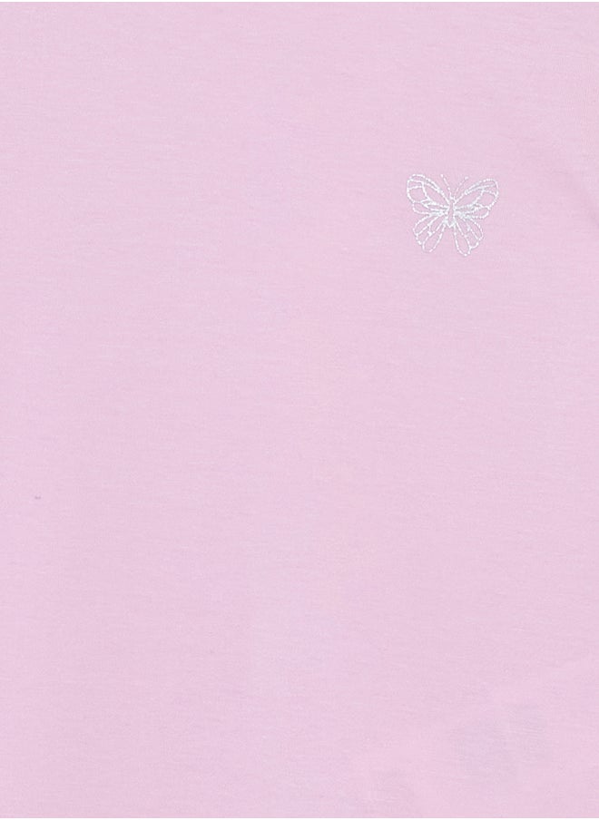 LC WAIKIKI Crew Neck Printed Girl's T-Shirt  - Image 2
