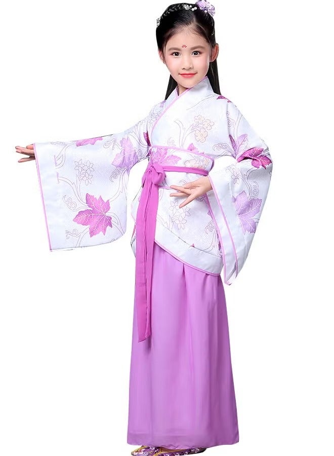 Chinese Traditional Hanfu Costume girl Ancient Han Dynasty Dress Oriental Princess Dress With Accessories - Image 2