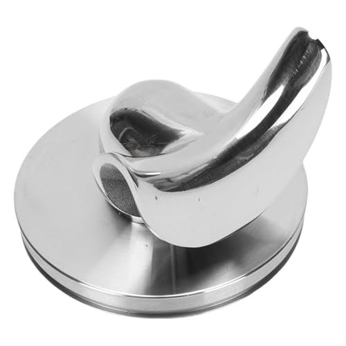 NOENNULL 54mm Stainless Steel Portafilter Spout Bottomless to Spouted Coffee Machine Portafilter Spout 304 Stainless Steel with O Rings Double Spout - Image 1