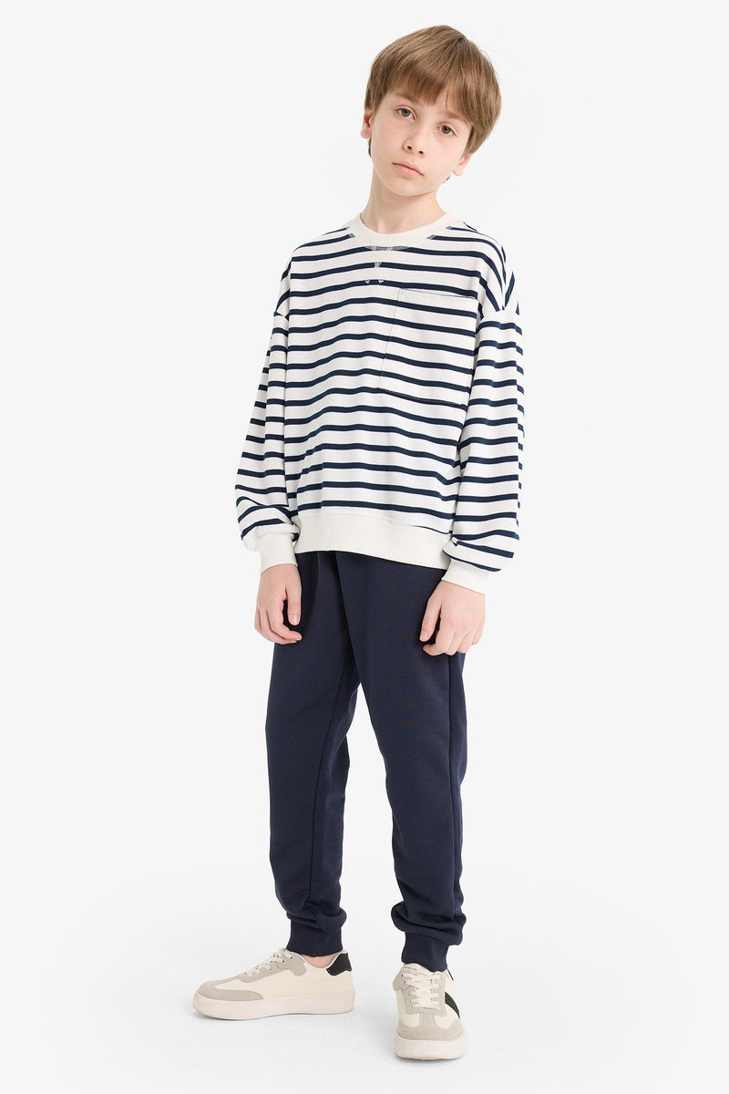 DeFacto Blue Boy Boy Elastic Waist Jogger Sweatpants Casual - Image 1