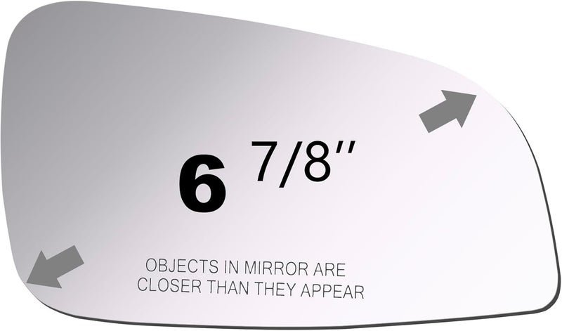 ReYee Right Side Mirror Glass for 2008-2012 Chevrolet Malibu & 2007-2009 Saturn Aura - Image 2