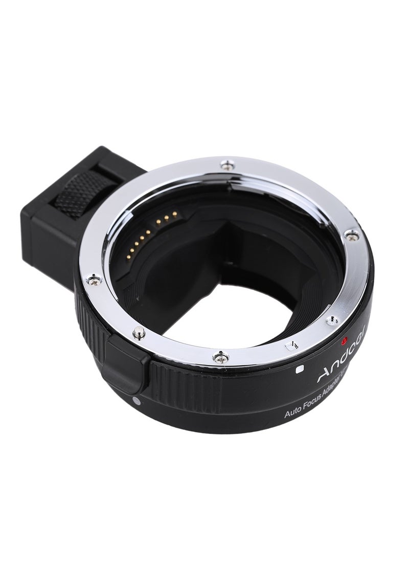 Generic حلقة محول التركيز التلقائي AF EF-NEXII لعدسة Canon EF EF-S لاستخدامها مع حامل Sony NEX E 3/3N/5N/5R/7/A7/A7R/A7S/A5000/A5100/A6000 كامل الإطار  - Image 2