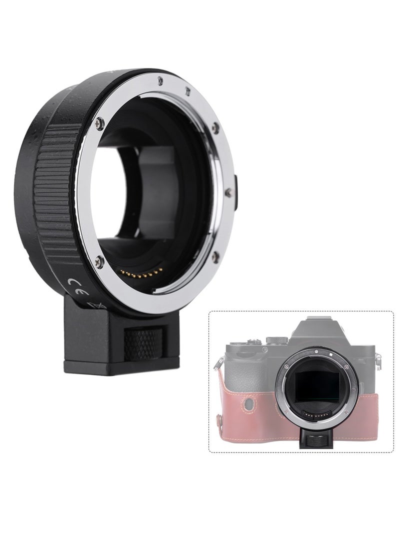 Generic حلقة محول التركيز التلقائي AF EF-NEXII لعدسة Canon EF EF-S لاستخدامها مع حامل Sony NEX E 3/3N/5N/5R/7/A7/A7R/A7S/A5000/A5100/A6000 كامل الإطار  - Image 4