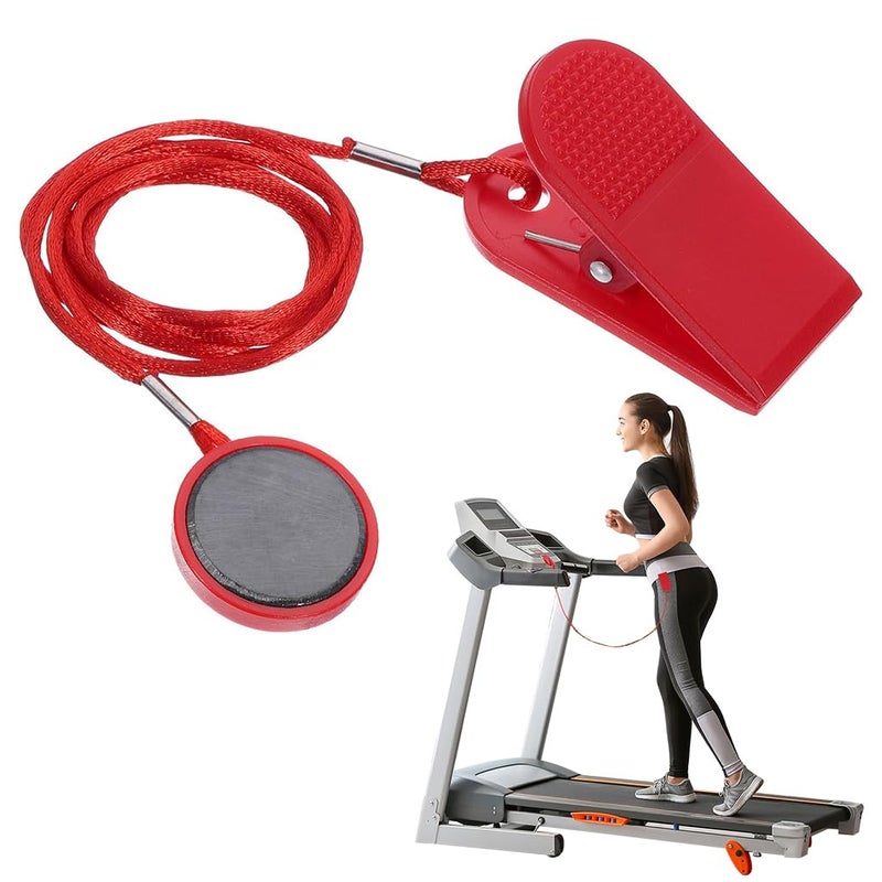 Proberos ® Treadmill Safety Magnet Key with Clip, Diameter 3.2 cm, Safety Key for Treadmill, Treadmill Key Red for Enhanced Gym & Home Fitness Safety - Compact, Lightweight & Easy to Use - Image 1