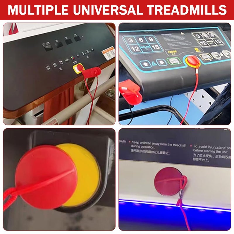 Proberos ® Treadmill Safety Magnet Key with Clip, Diameter 3.2 cm, Safety Key for Treadmill, Treadmill Key Red for Enhanced Gym & Home Fitness Safety - Compact, Lightweight & Easy to Use - Image 5