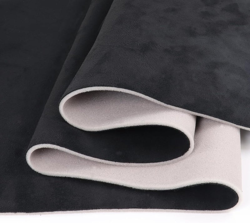 Car Elements Car Element Suede Headliner Fabric with Foam Backing - 60" Wide by The Yard, Black - Image 4
