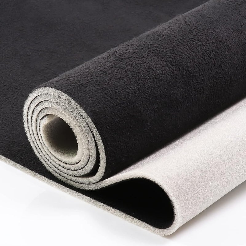 Car Elements Car Element Suede Headliner Fabric with Foam Backing - 60" Wide by The Yard, Black - Image 3