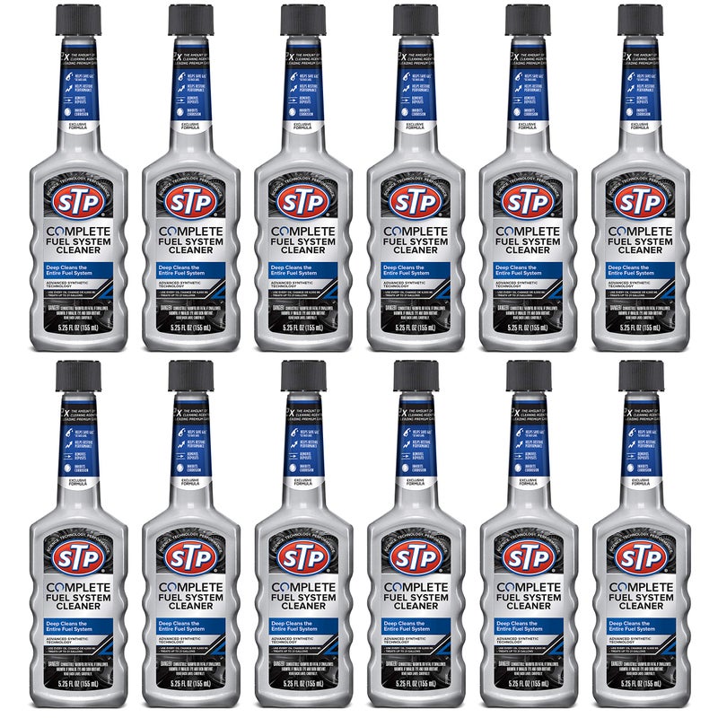 STP Fuel System Cleaner and Stabilizer by STP, Fuel System Cleaner for Cars, Trucks, Motorcycles, 5.25 Fl Oz Each, 12 Pack - Image 5