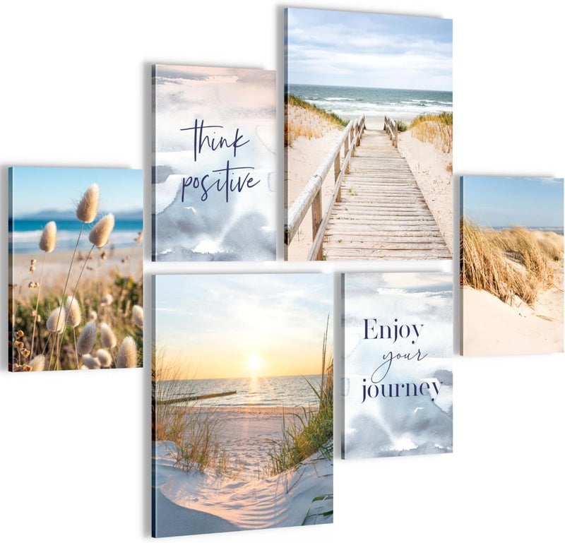 Novart Beach Wall Picture Set - Image 1