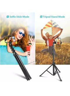 Jmary MT36 Selfie Stick Phone Tripod 67" Extendable Travel Tripod Stand with Phone Clip 1.7 meter Tripod for Video Shooting vlog  - Image 5