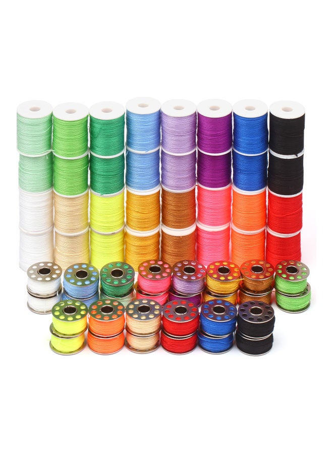 Alyashmac 100-Piece Sewing Thread Set Multicolour - Image 1