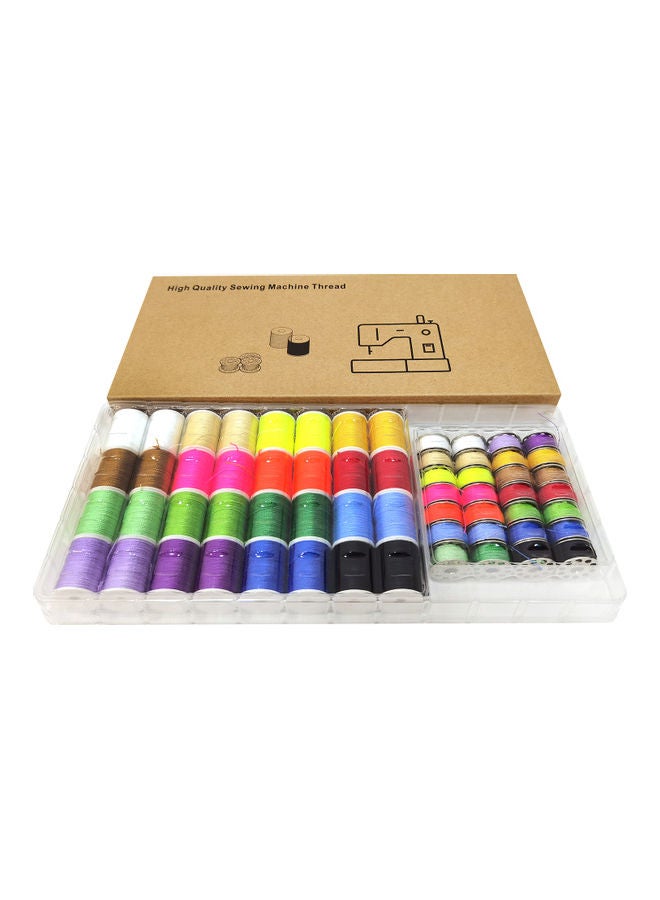 Alyashmac 100-Piece Sewing Thread Set Multicolour - Image 4