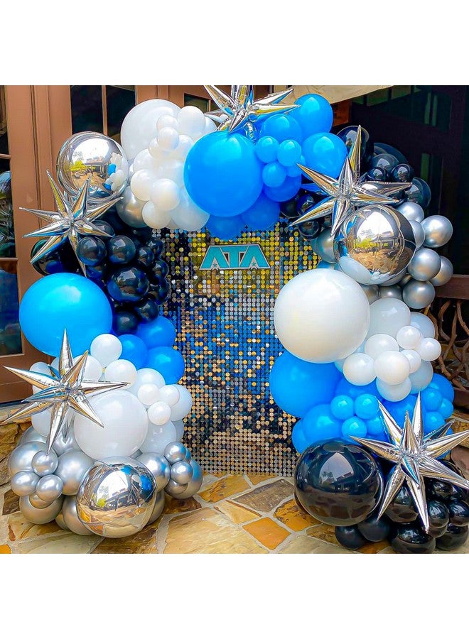 RUBFAC 129pcs Light Blue Balloons Different Sizes 18 12 10 5 Inch for Garland Arch, Blue Balloons for Birthday Gender Reveal Baby Shower Sky Blue Balloons Party Decoration - Image 3