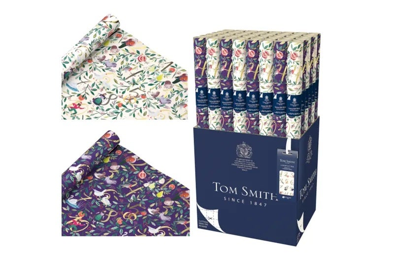 TS Gift Wrap 12 Days of Christmas FSC 4m