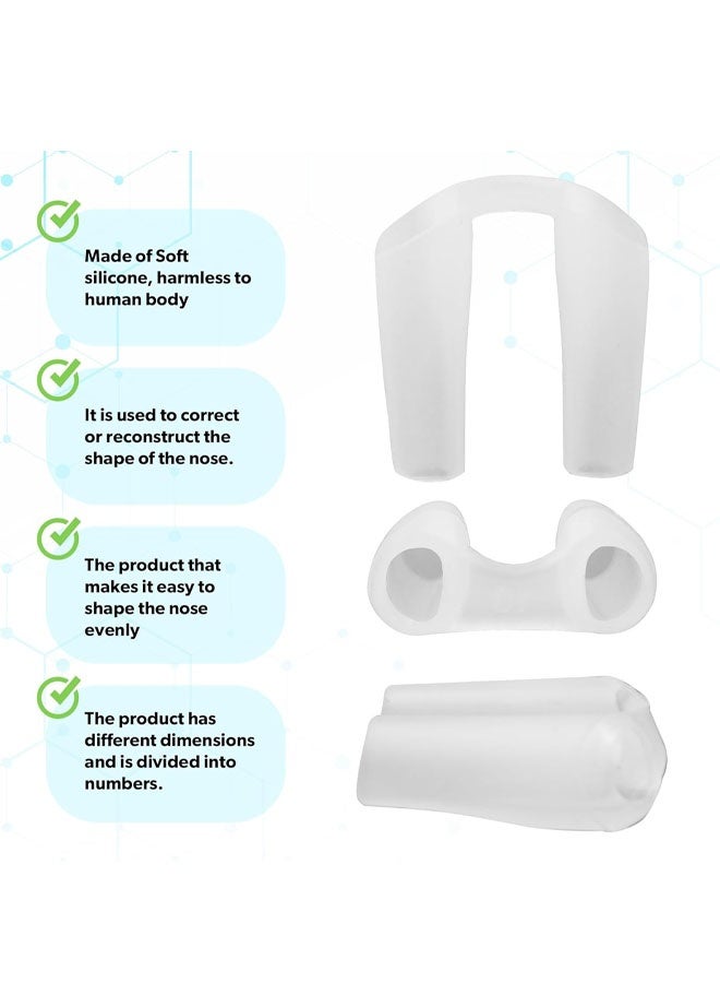 Nostril Retainer | Nostril Retainer for Rhinoplasty Recovery | Nose Retainer for Surgery | Nose Shaper & Support Device | High-Grade Silicone | Post-Surgery Nostril Shaping & Recovery Aid - Image 2