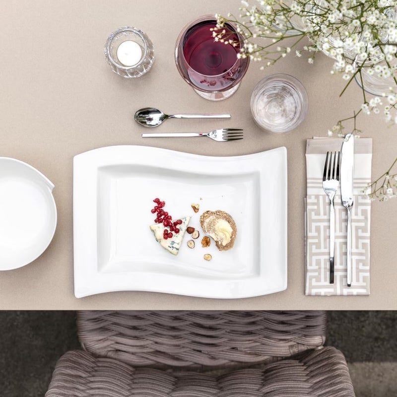 Villeroy & Boch طقم أدوات مائدة فيليروي وبوش نيو ويف 20 قطعة خدمة لـ 4 أشخاص من الفولاذ المقاوم للصدأ 1810 آمن في غسالة الصحون - Image 4