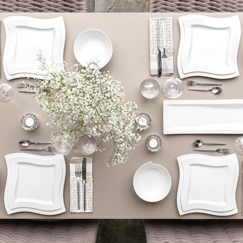 Villeroy & Boch طقم أدوات مائدة فيليروي وبوش نيو ويف 20 قطعة خدمة لـ 4 أشخاص من الفولاذ المقاوم للصدأ 1810 آمن في غسالة الصحون - Image 2