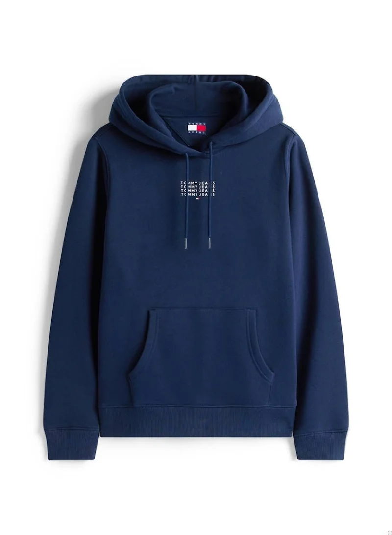 Tommy Jeans Dark Night Navy Regular Fit Hoodie for Women | Best Price UAE