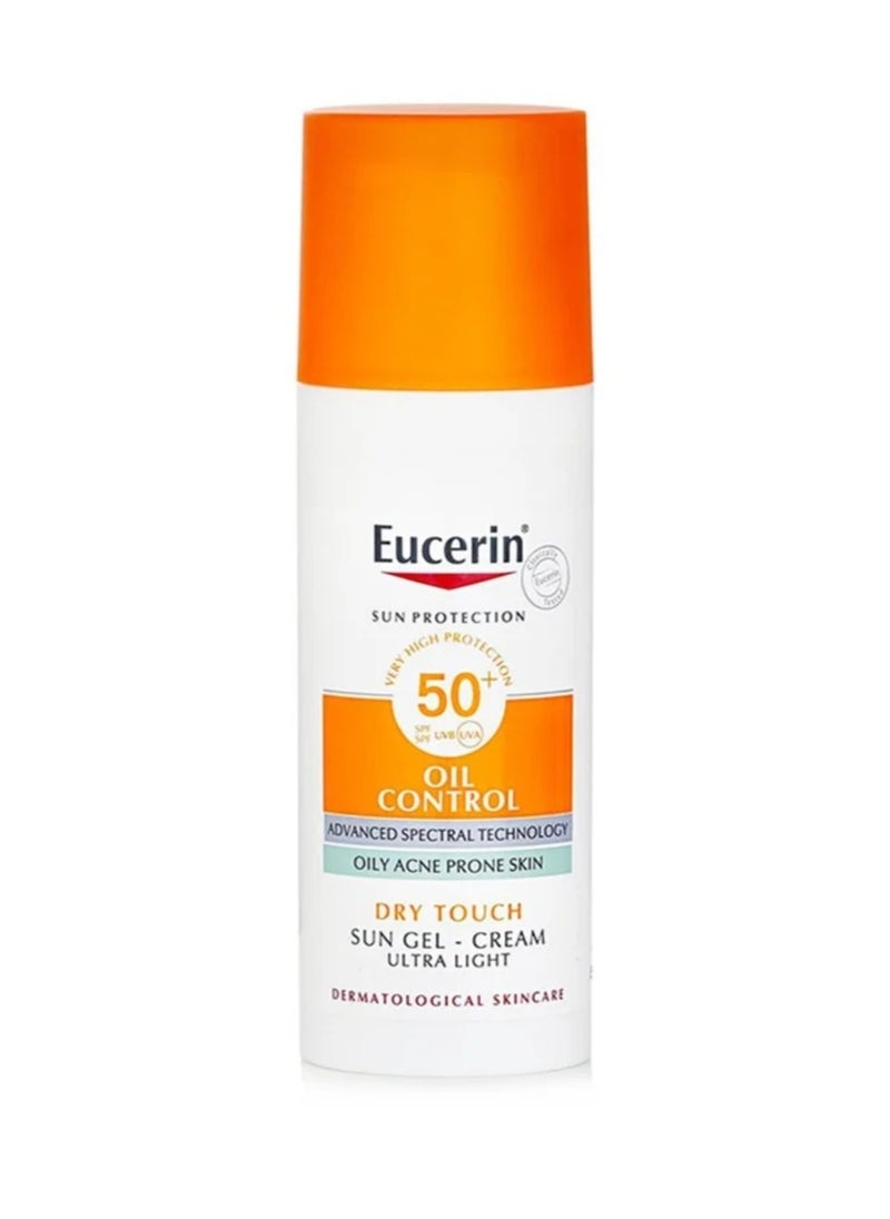 Eucerin - EUCERIN DT OIL CONT SPF 50+ GELCRM 50ML original 100% - Image 1