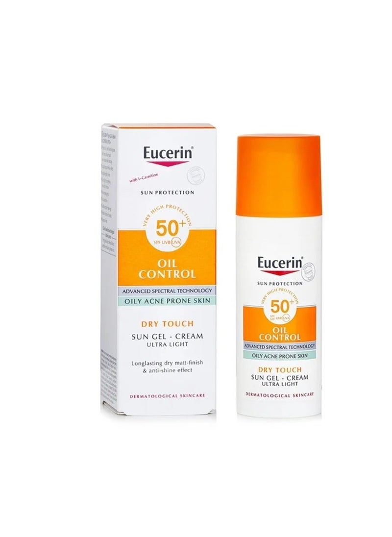 Eucerin - EUCERIN DT OIL CONT SPF 50+ GELCRM 50ML original 100% - Image 1