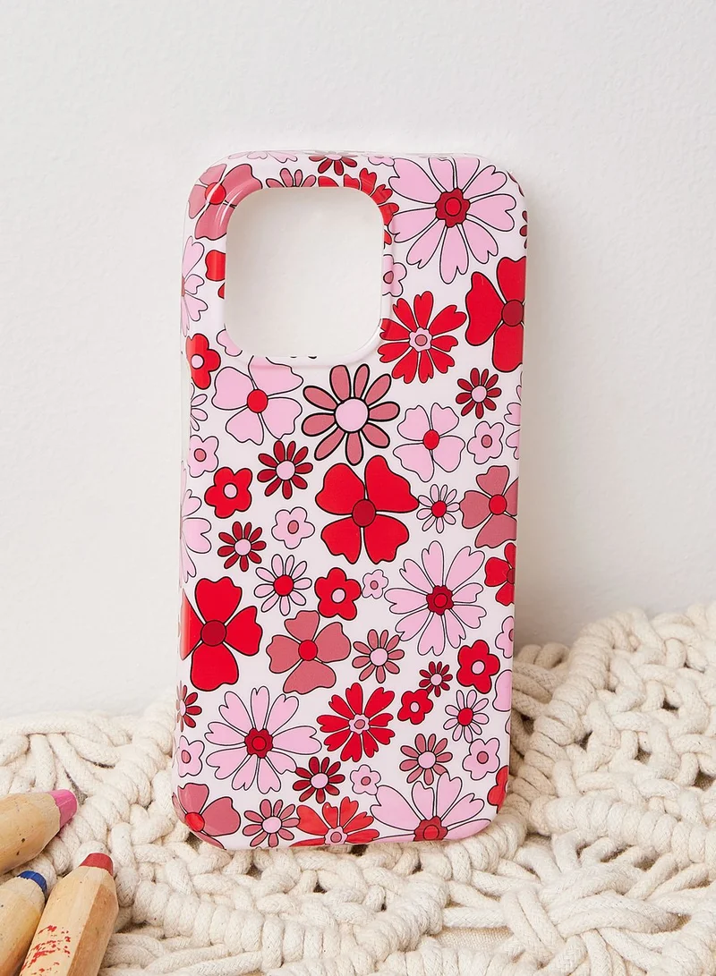 COCONUT LANE Retro Flowers Iphone 13 Pro Case