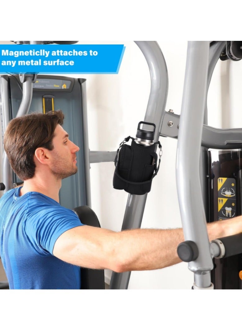 Outdoor magnetic sports water bottle bag car ice fighter cup thermos bottle cover neoprene magnet car cup sleeve - Image 3