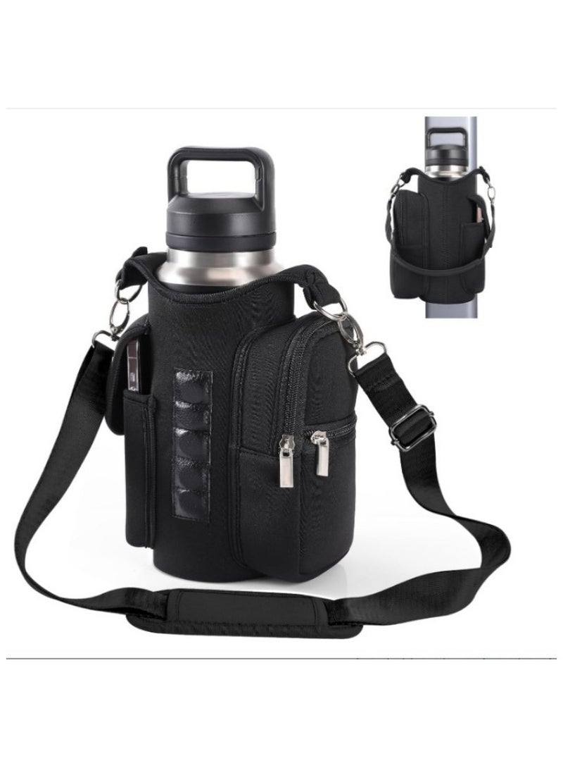 Outdoor magnetic sports water bottle bag car ice fighter cup thermos bottle cover neoprene magnet car cup sleeve - Image 1