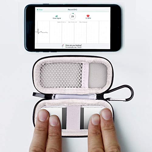 ALKOO Heart Monitor Case Compatible with AliveCor Kardia Mobile ECG/for KardiaMobile 6L for Apple and Android Device - CASE ONLY (Black) - Image 2