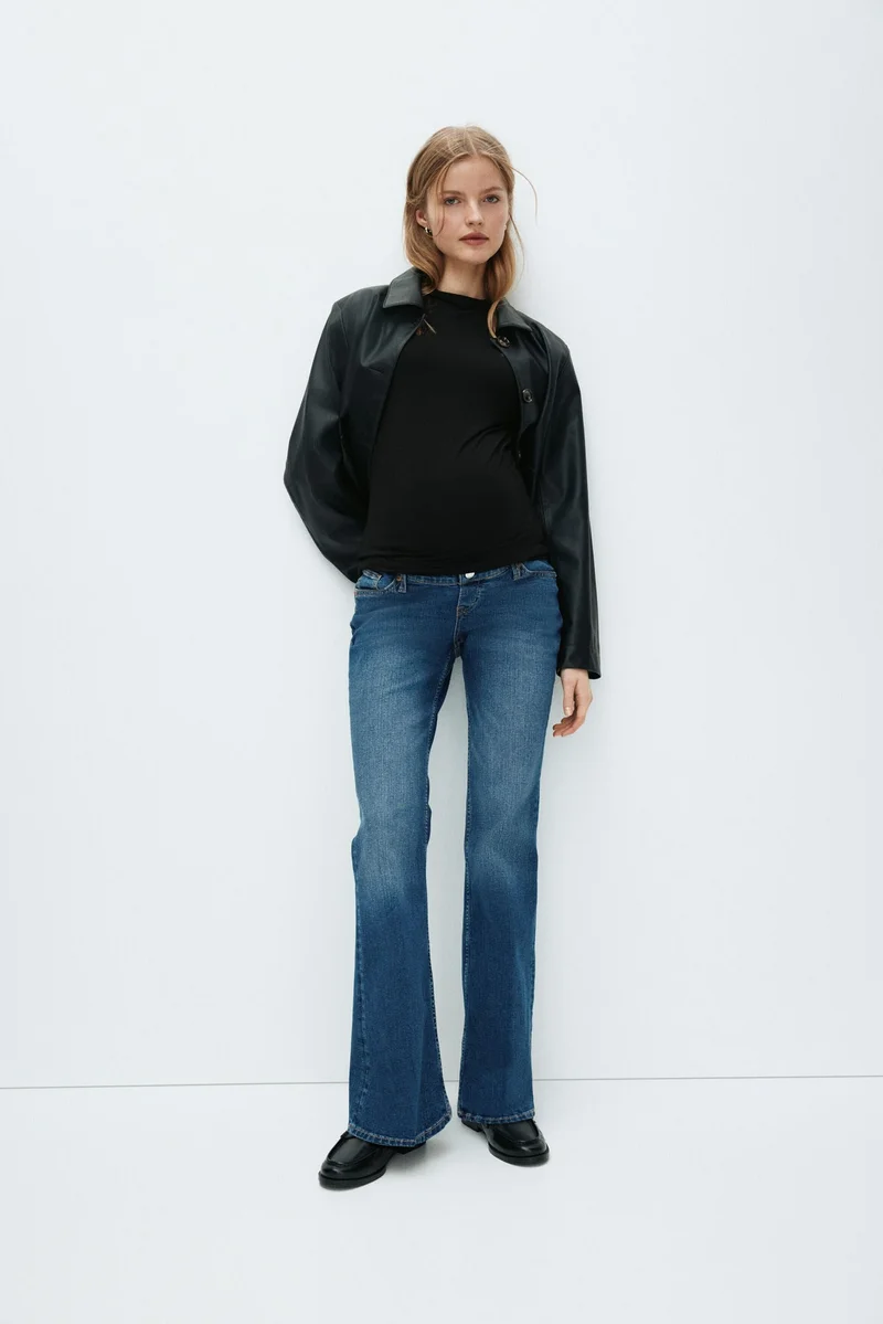 H&M MAMA Flared Jeans